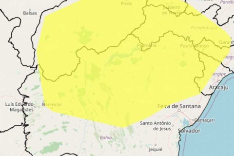 Inmet alerta para onda de calor até domingo em mais de 160 cidades baianas; Norte, Oeste e Centro-Norte serão afetados