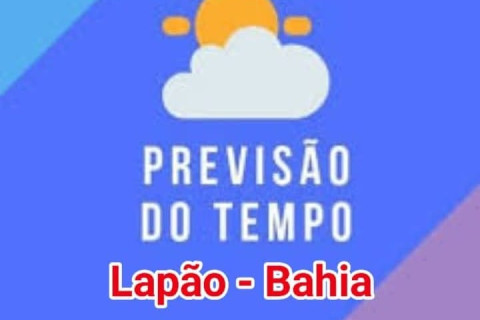 LAPÃO: PREVISÃO 29/JAN A 02/FEV