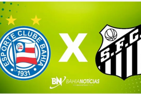 Bahia x Santos: confira prováveis escalações, horário e onde assistir